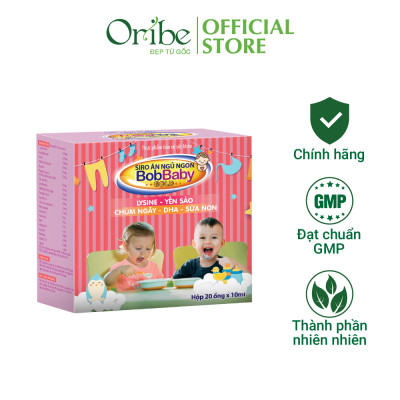 Siro Ăn Ngủ Ngon Cho Bé BobBaby Dân Khang Cải Thiện Chứng Biếng Ăn Giúp Bé Ăn Ngon Ngủ Sâu Giấc Hộp 20 ống x 10ml