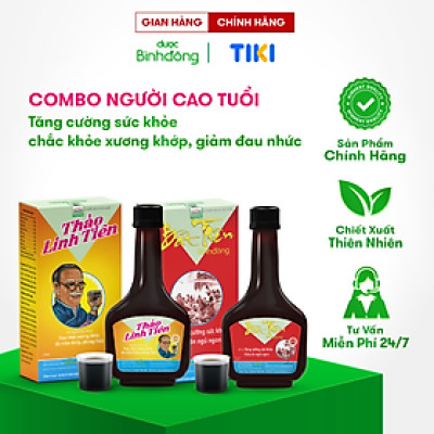 COMBO NGƯỜI CAO TUỔI của Dược Bình Đông Bồi bổ cơ thể – Ăn ngon ngủ ngon – Giảm đau nhức mỏi