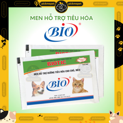Men Bio Biotic Hỗ Trợ Tiêu Hóa Cho Chó Mèo