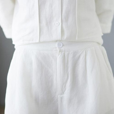 Set bộ sơ mi Linen đi chơi, đi biển xinh, mẫu mới mùa hè năm nay, phong cách cá tính trẻ trung