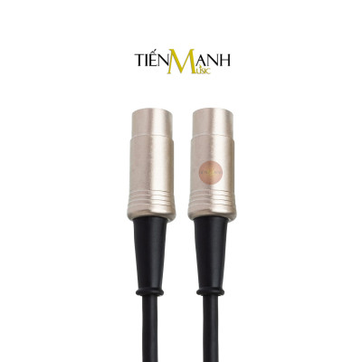 Dây Cáp MIDI Hosa 2 Đầu Kim Loại Cắm Tròn 5 Chân MID-503, 505, 510, 515, 520, 525 Cho Đàn Piano, Organ, Keyboard Cable 5-Pin DIN Hàng Chính Hãng - Kèm Móng Gẩy DreamMaker