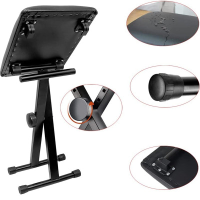 Ghế Ngồi Đàn Guitar Chữ Nhật – Thiết Kế Gấp Gọn, Chắc Chắn, Tiện Lợi Mang Theo