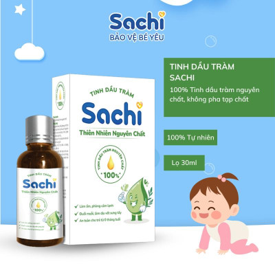 Combo 2 Nước Tắm Thảo Dược Và 1 Dầu Tràm Nguyên Chất Sachi - Tặng 1 Xịt Chống Muỗi Sachi Cho Bé