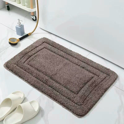 Thảm lau chân, thảm chùi chân thấm nước ROOM MAT sợi len trơn chống trượt, cho phòng khách, phòng tắm - Giao màu ngẫu nhiên