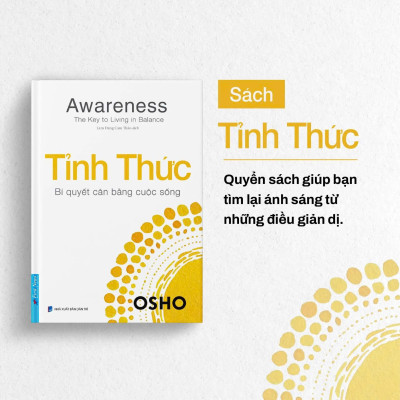 Sách - Awareness - The Key To Living In Balance - Tỉnh Thức - Bí Quyết Cân Bằng Cuộc Sống