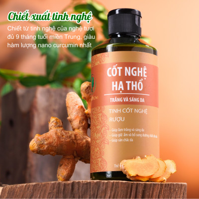 Bộ dưỡng trắng da body cho mẹ sau sinh Wonmom ( 1 kem sữa nghệ toàn thân + 1 cốt nghệ)