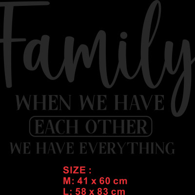 Decal dán tường In this house 1 & nhiều mẫu khác chủ đề Gia Đình - Sticker cao cấp không bong tróc, dễ dán tại nhà