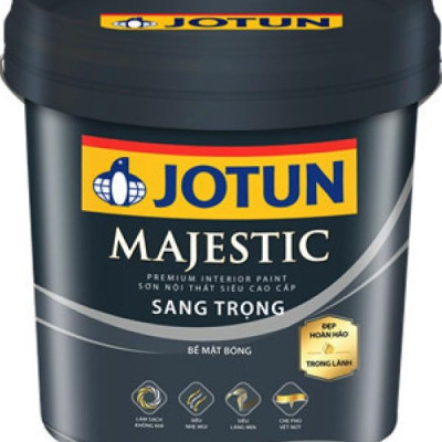 Sơn tường trong nhà cao cấp Jotun Majestic 1L Bóng sang trọng (Sơn nội thất cao cấp)