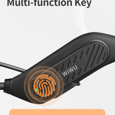 Tai nghe Wiwu Q1 Air Conduction Wireless Headset dành cho các thiết bị có bluetooth, pin tuổi thọ cao, chống nước và nhẹ - Hàng chính hãng