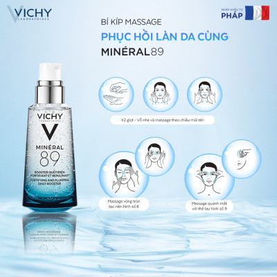 Dưỡng Chất Khoáng Cô Đặc Giúp Phục Hồi Và Bảo Vệ Da VICHY Minéral 89 (75ml) - TẶNG MÓC KHÓA