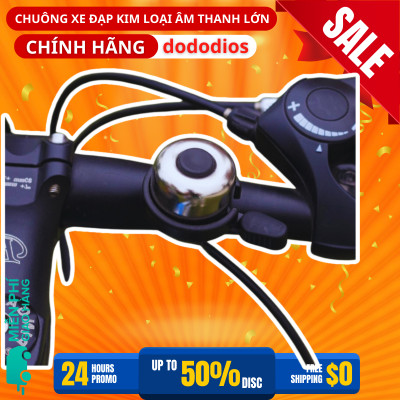 Còi chuông xe đạp thể thao âm thanh vang lớn bằng kim loại phù hợp mọi dòng xe tiện dụng - Hàng chính hãng dododios