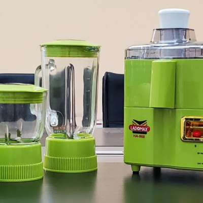 Máy xay ép đa năng 4 in 1 Ladomax HA-968 công suất 650W gồm 4 cối ép xay sinh tố, xay tiêu, xay cháo-Hàng chính hãng