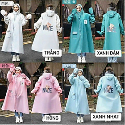 ÁO MƯA THỜI TRANG GẤU NICE-smatsesll3- hot hit