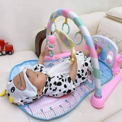 Thảm Nhạc Cho Bé Sơ Sinh, Thảm Đàn Piano Cho Bé, Thảm Đồ Chơi Cho Bé, Hình Thù Ngộ Nghĩnh Nhiều Màu - Hàng Nhập Khẩu