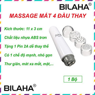 Máy massage mắt mini giảm bọng mắt chống thấm quầng giá rẻ loại tốt (hàng sẵn giao nhanh uy tín) (Hàng Chính Hãng)