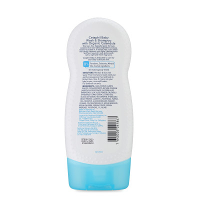 Sữa Tắm Và Gội Trẻ Em Cetaphil Baby Organic Calendula Tinh Chất Hoa Cúc 230ml