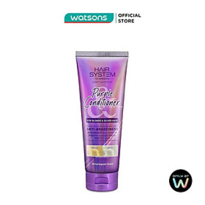 Dầu Xả Hair System By Watsons Tím Giữ Màu Tóc Nhuộm 250ml