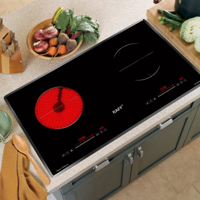 Bếp âm từ hồng ngoại đôi nhập khẩu Malaysia KAFF KF-SD300IC - Hàng chính hãng