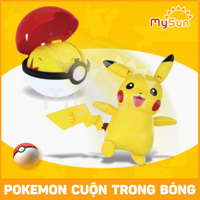 Mô hình bóng POKEMON đồ chơi: Pinkachu huyền thoại mini bằng nhựa ABS - MySun