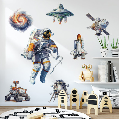 Sticker Giấy Dán Tường Decal Dán tường Tranh Dán Tường Trang Trí Tường Mẫu Thám Hiểm Mặt Trời ZDB-2735