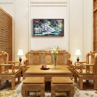 D803 01 Tranh kính Thuận Buồm Xuôi Gió