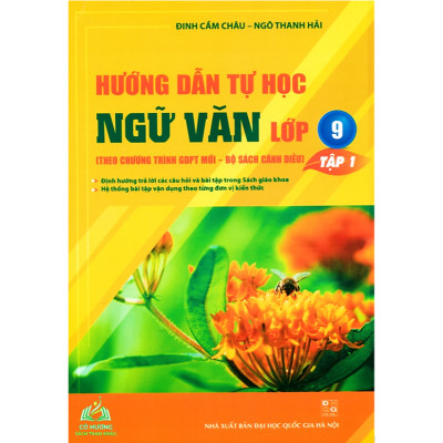 Sách - Combo hai tập Hướng dẫn tự học Ngữ Văn lớp 9 (Bộ sách Cánh Diều)