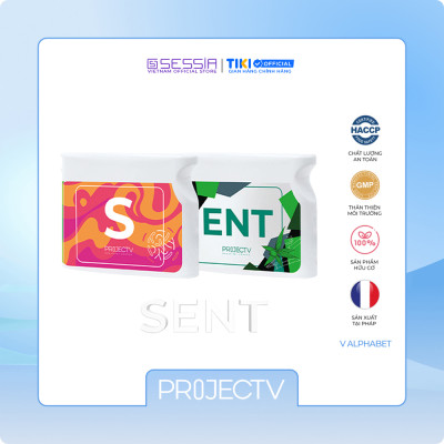 [TẶNG 5 TÚI PV ZIP] Thực Phẩm Sức Khoẻ S+ENT | V Alphabet - Ổn định đường tiêu hóa, Tăng cường dinh dưỡng thần kinh & Xương chắc khỏe - PROJECT V - Xuất xứ Pháp, Hàng Chính Hãng