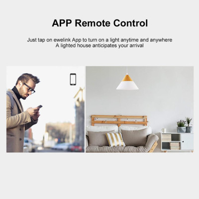  Công tắc đèn tường WiFi SONOFF T1UK3C-TX 3 Gang thông minh 433Mhz Ứng dụng điều khiển từ xa RF / Hẹn giờ điều khiển cảm ứng Bảng điều khiển tiêu chuẩn