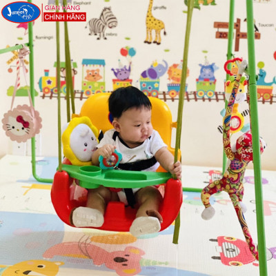 Ghế Xích Đu (Chưa Có Khung) Có Mặt Bàn Ăn Dặm Và Dây Treo Dùng Với Khung Xích Đu Nhún Nhảy Tập Đi Cho Bé JUMPER KIDS