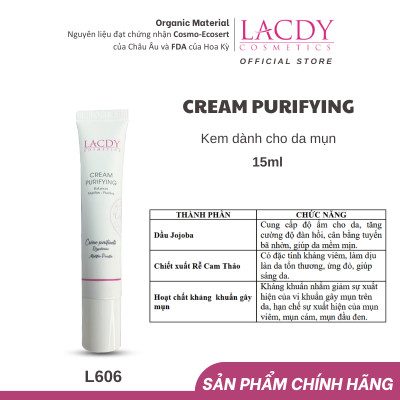 Kem Dành Cho Da Mụn Lacdy CREAM PURIFYING (15ml)