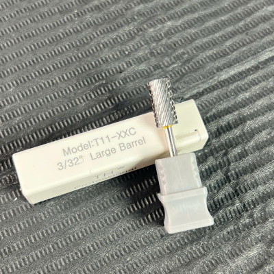 Đầu Mài Móng Titan Siêu Phá T11-XXC Cao Cấp Chuyên Dụng Phá Gel Phá Bột Làm Nail, Đầu Mài Hình Trụ 3/32" Vonfram Siêu Bền Bén, Mài Êm 2 Chiều