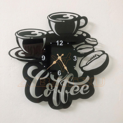 Decor quán cafe chill với đồng hồ cà phê siêu chất Abatsu