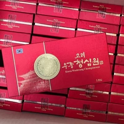 Ng­ưu Hoàng Thanh Tâm Hộp 5 viên - Phòng Ngừa Tai Biến Và Đột Quỵ Hộp Giấy