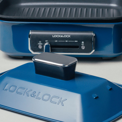 Nồi điện đa năng Lock&Lock 2.5L EJG556, Hàng chính hãng, 3 trong1 nướng, hấp, nấu, Làm nóng nhanh, Dễ chỉnh nhiệt - JoyMall