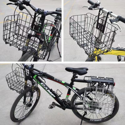 Giỏ Sau Đựng Đồ Xe Đạp OFFICE CHILL Chất Liệu Kim Loại Dày Dặn Chắc Chắn Chịu Tải Lớn Dễ Dàng Lắp Đặt Có Nắp Đậy Bảo Hành 90 Ngày