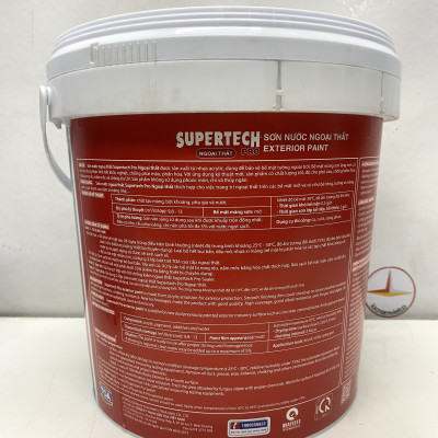 Sơn nước Toa Supertech ngoại thất màu vàng 7930 _ 5L