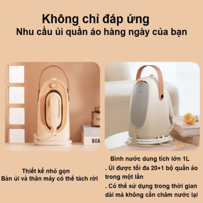 Bàn là, ủi hơi nước cầm tay công suất lớn 1800W thương hiệu Philips STE0850/50 - Hàng chính hãng (Bảo Hành 24 Tháng)