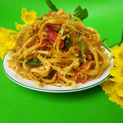 Đặc Sản Bình Thuận  -  Mực Xé Lá Chanh Đầm Sen - 1Kg