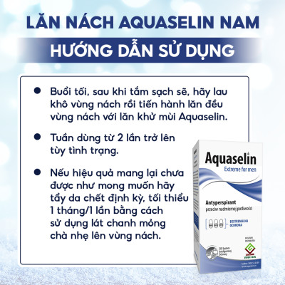 Lăn khử mùi dành cho nam Aquaselin 50ml