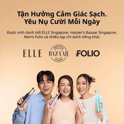 [Chính Hãng] Bàn Chải Đánh Răng Điện Zenyum Sonic MỚi 2.0 - Màu Đen Matte - Công Nghệ Singapore