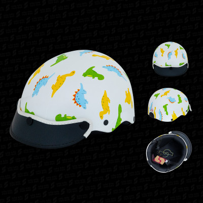 Mũ bảo hiểm nửa đầu trẻ em hoa văn NÓN SƠN chính hãng APE-TR127