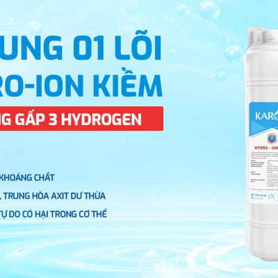 Máy lọc nước nóng lạnh RO Mỹ 11 lõi Karofi KAD-M68 - Giao trước lắp sau miễn phí toàn quốc - Bảo hành 36 tháng - Hàng chính hãng