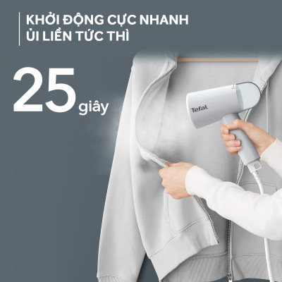 [SẢN PHẨM MỚI] Bàn ủi hơi nước cầm tay Tefal Origin Travel DT1020E1 - Hàng chính hãng