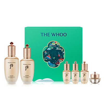 Bộ dưỡng tái sinh da, chống oxy hóa cao cấp Whoo Cheonyuldan 2pcs Special Set