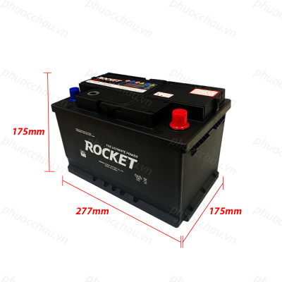 Bình Ắc Quy 12V-71Ah, Ắc Quy ROCKET SMF 57113