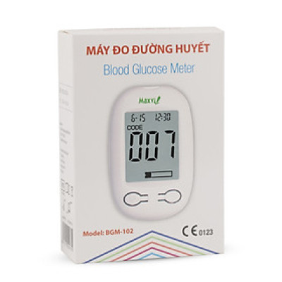 Máy đo đường huyết Maxvi BGM-102 (bộ 10 que/kim )