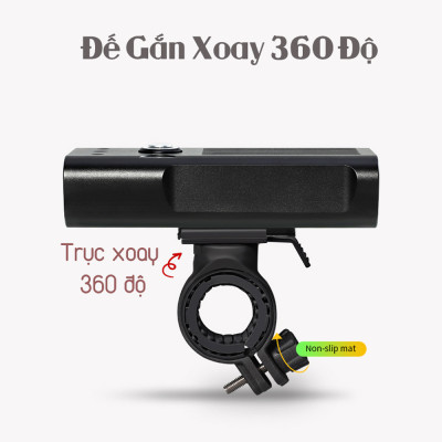 Đèn Pha Trước Xe Đạp NX3 Có Sạc USB Siêu Sáng Cao Cấp Chống Nước Dành Cho Xe Đạp Địa Hình, Xe Đạp Thể Thao Giúp Đạp Xe An Toàn Ban Đêm