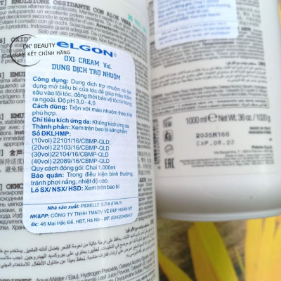 Oxy Elgon Trợ Nhuộm, Tẩy Mở Biểu Bì Tóc - Elgon
