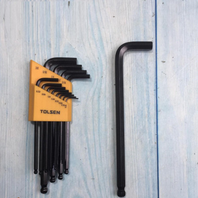 BỘ 13 LỤC GIÁC ĐẦU BI HỆ INCH TOLSEN 20090 - HÀNG CHÍNH HÃNG