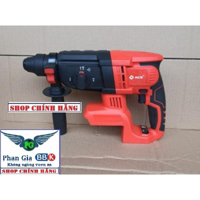 Thân Máy Khoan Bê Tông dùng Pin KEN - Động Cơ Không Chổi Than - 3 Chức Năng - Chuyên Công Trình